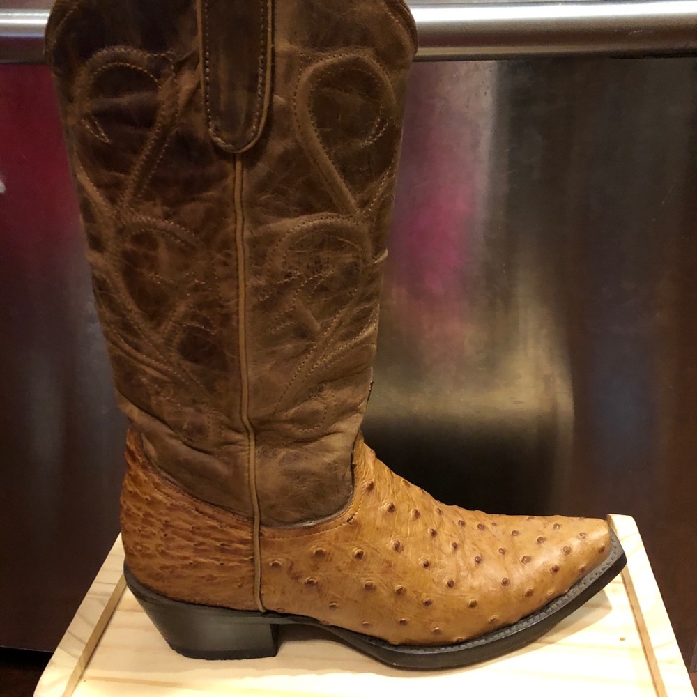 Ostrich boots